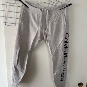 Calvin Klein Jeans Light Gray Women’s Joggers